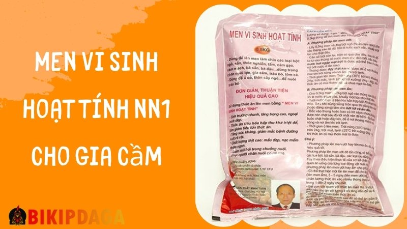 Men vi sinh hoạt tính NN1 cho gia cầm