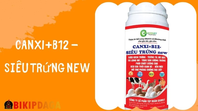 CANXI+B12 - Siêu trứng new