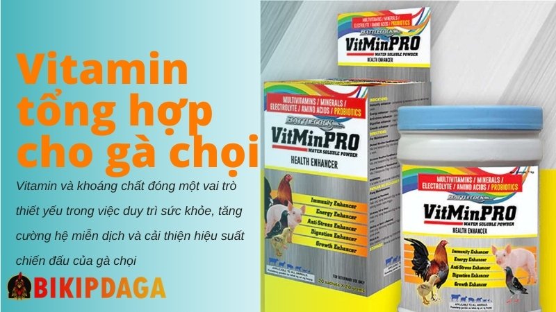 Vitamin tổng hợp cho gà chọi