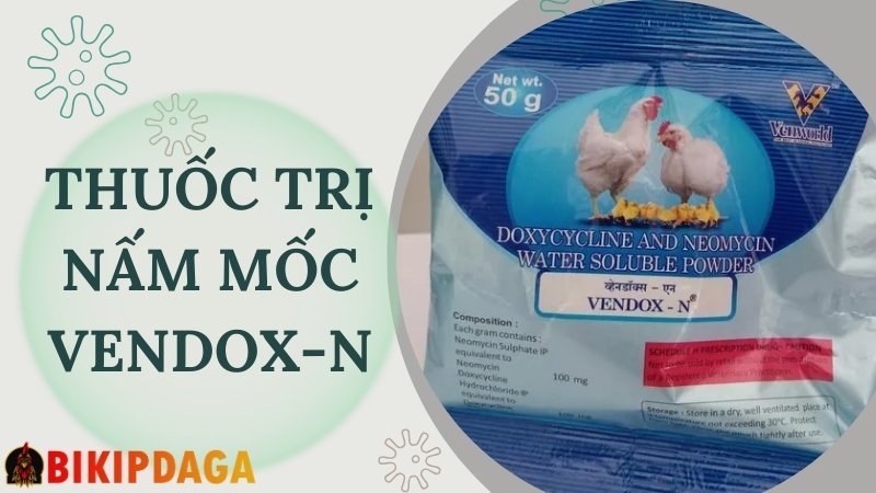 Thuốc trị nấm da ở gà Vendox-N