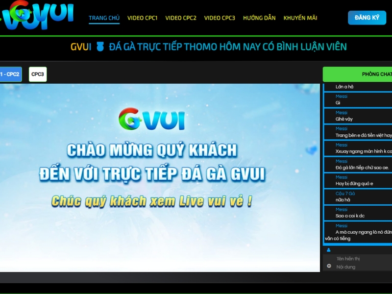 Tổng quan chung về sân chơi cá cược đá gà trực tiếp GVUI