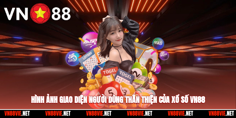 Hình ảnh giao diện người dùng thân thiện của xổ số VN88